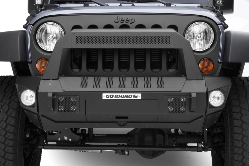 Jeep Wrangler Bumper - Go Rhino - Trailline - Textured Black - `07-`20